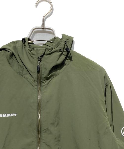 MAMMUT（マムート）MAMMUT (マムート) Hiking WB Hooded Jacket ウインドブレーカー カーキ サイズ:XLの古着・服飾アイテム