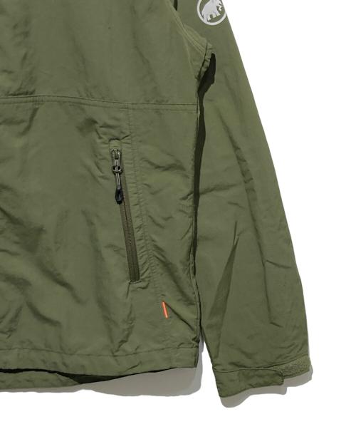 MAMMUT（マムート）MAMMUT (マムート) Hiking WB Hooded Jacket ウインドブレーカー カーキ サイズ:XLの古着・服飾アイテム