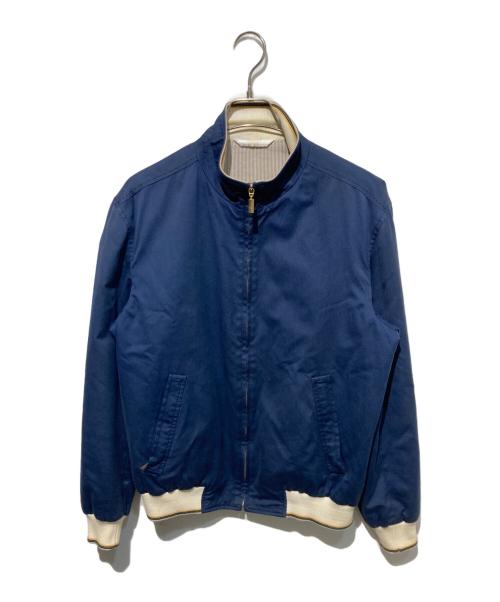 BRIONI（ブリオーニ）BRIONI (ブリオーニ) ジップアップブルゾン ネイビー サイズ:Mの古着・服飾アイテム