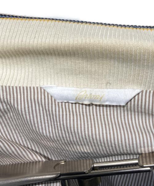 BRIONI（ブリオーニ）BRIONI (ブリオーニ) ジップアップブルゾン ネイビー サイズ:Mの古着・服飾アイテム
