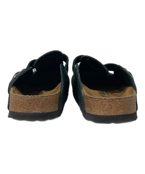 BIRKENSTOCK（ビルケンシュトック）BIRKENSTOCK (ビルケンシュトック) BOSTON CORDUROY SUEDE サボサンダル ブラック サイズ:25cmの古着・服飾アイテム