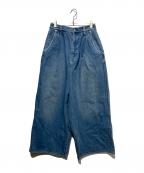 journal standard luxeジャーナルスタンダード ラックス）の古着「12OZデニム ライズパンツ」｜ブルー