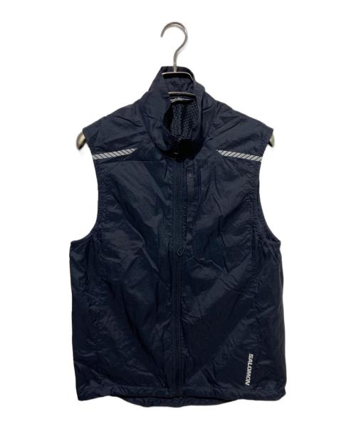 SALOMON（サロモン）SALOMON (サロモン) ナイロンベスト ブラック サイズ:Ｍの古着・服飾アイテム