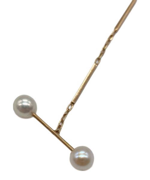 hirotaka（ヒロタカ）Hirotaka (ヒロタカ) Toggle W Pearl Chain ピアスの古着・服飾アイテム
