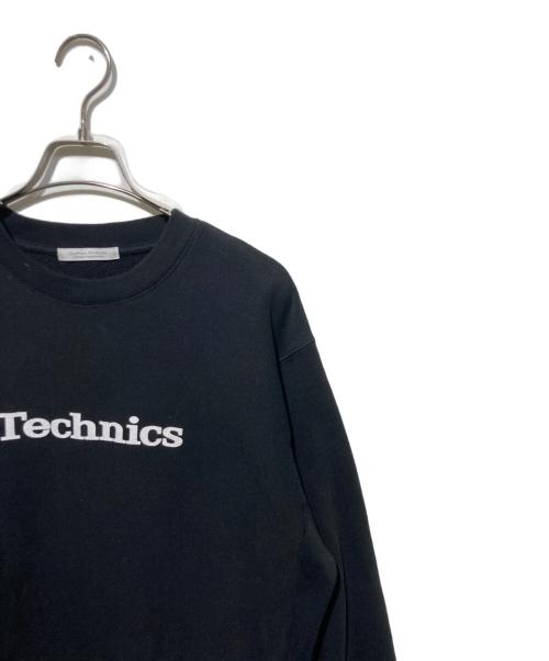 JOURNAL STANDARD（ジャーナルスタンダード）JOURNAL STANDARD (ジャーナルスタンダード) Technics (テクニクス) スウェットクルーネック ブラック サイズ:Lの古着・服飾アイテム