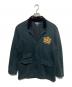 POLO RALPH LAUREN（ポロ・ラルフローレン）の古着「ワッペン付きスウェットブレザー」｜ネイビー