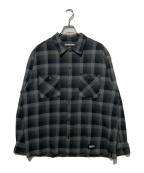 NEIGHBORHOODネイバーフッド）の古着「HALF HOMBRE CHECK SHIRT」｜ブラック