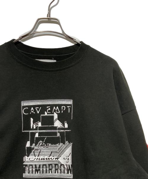 C.E（シーイー）C.E (シーイー) ト MD Shadow CREW NECK プリントスウェット ブラック サイズ:Lの古着・服飾アイテム