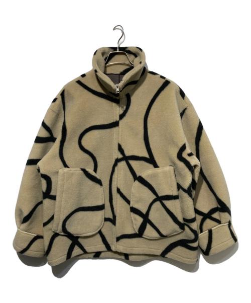 Ameri（アメリ）AMERI (アメリ) 2WAY REVERSIBLE BOA JACKET ブラウン×ベージュ サイズ:FREEの古着・服飾アイテム