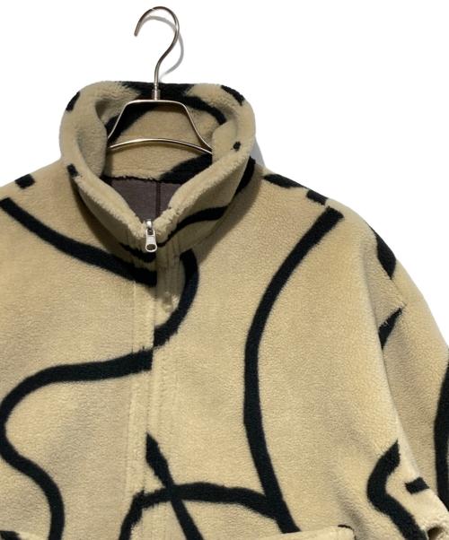 Ameri（アメリ）AMERI (アメリ) 2WAY REVERSIBLE BOA JACKET ブラウン×ベージュ サイズ:FREEの古着・服飾アイテム