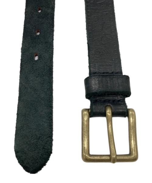 Hysteric Glamour（ヒステリックグラマー）Hysteric Glamour (ヒステリックグラマー) ヒスガール型押しベルト ブラックの古着・服飾アイテム