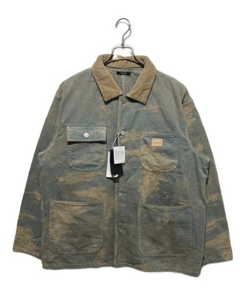 TAAKK（ターク）TAAKK (ターク) THE TOKYO (ザトーキョー) 別注JACQUARD COVER ALL INDIGO BLEACH サイズ:2の古着・服飾アイテム