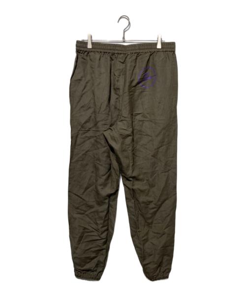 Needles（ニードルズ）Needles (ニードルズ) リネンレーヨンノーカラーシャツセットアップ カーキ サイズ:Lの古着・服飾アイテム