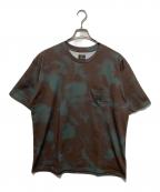 Needles×STUDIOUSニードルズ×ステュディオス）の古着「別注 Tie Dye S/S Tee」｜ブラウン×グリーン