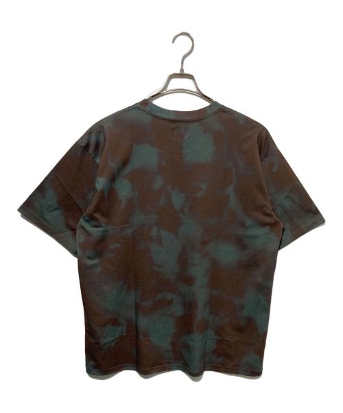 Needles（ニードルズ）Needles (ニードルズ) STUDIOUS (ステュディオス) 別注 Tie Dye S/S Tee ブラウン×グリーン サイズ:XLの古着・服飾アイテム
