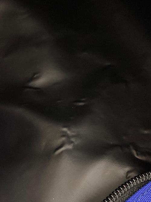 Herve Chapelier（エルベシャプリエ）Herve Chapelier (エルベシャプリエ) レザーハンドル舟型トートバッグ ブルーの古着・服飾アイテム