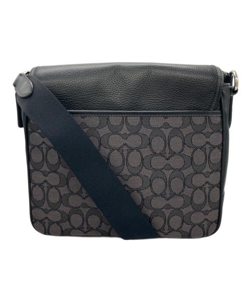 COACH（コーチ）COACH (コーチ) スプリント マップ バッグ 25・シグネチャー ジャカード ブラックの古着・服飾アイテム