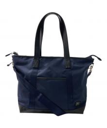 PORTER×JAL（ポーター×ジャル）の古着「コラボ2WAYトートバッグ」｜ネイビー