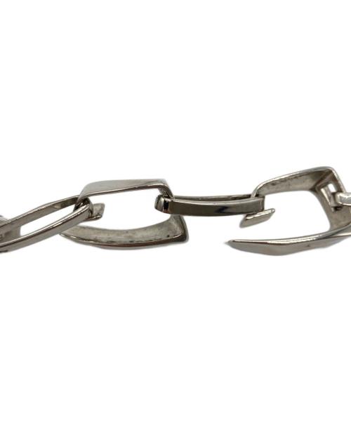 GIVENCHY（ジバンシィ）GIVENCHY (ジバンシィ) ロゴキューブ Gチェーン ネックレス シルバーの古着・服飾アイテム