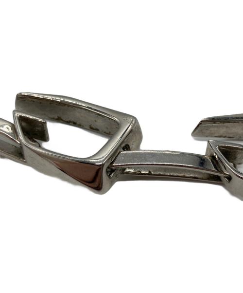 GIVENCHY（ジバンシィ）GIVENCHY (ジバンシィ) ロゴキューブ Gチェーン ネックレス シルバーの古着・服飾アイテム