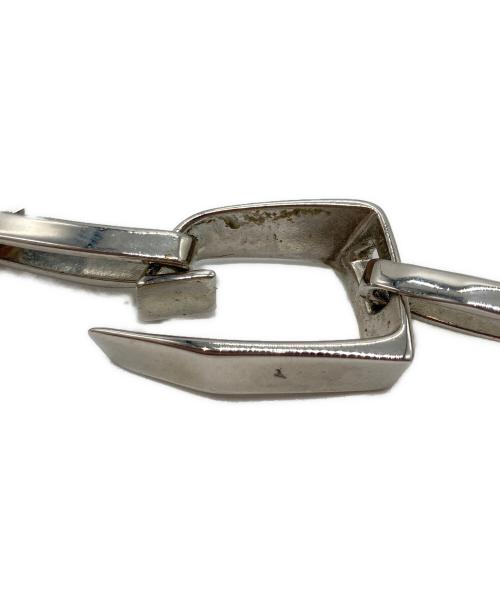 GIVENCHY（ジバンシィ）GIVENCHY (ジバンシィ) ロゴキューブ Gチェーン ネックレス シルバーの古着・服飾アイテム