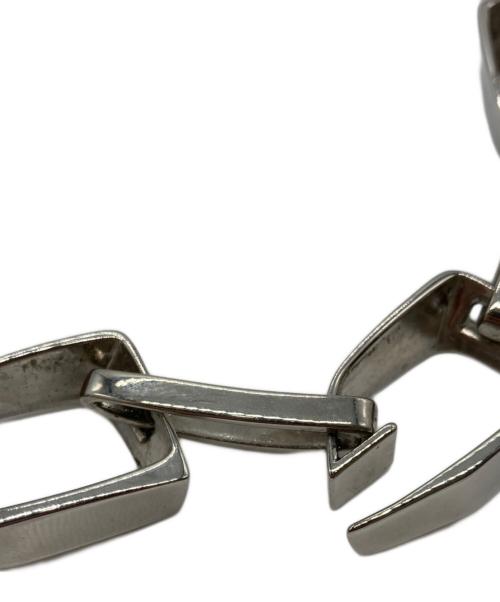 GIVENCHY（ジバンシィ）GIVENCHY (ジバンシィ) ロゴキューブ Gチェーン ネックレス シルバーの古着・服飾アイテム