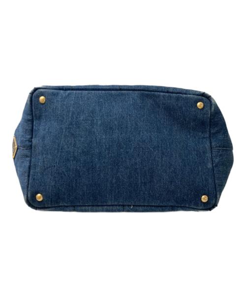 PRADA（プラダ）PRADA (プラダ) カナパ デニムトートバッグ インディゴの古着・服飾アイテム