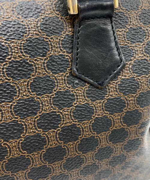 CELINE（セリーヌ）CELINE (セリーヌ) マカダム柄ミニボストンバッグ ブラウンの古着・服飾アイテム