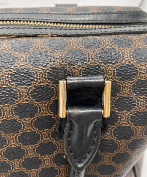 CELINE（セリーヌ）CELINE (セリーヌ) マカダム柄ミニボストンバッグ ブラウンの古着・服飾アイテム