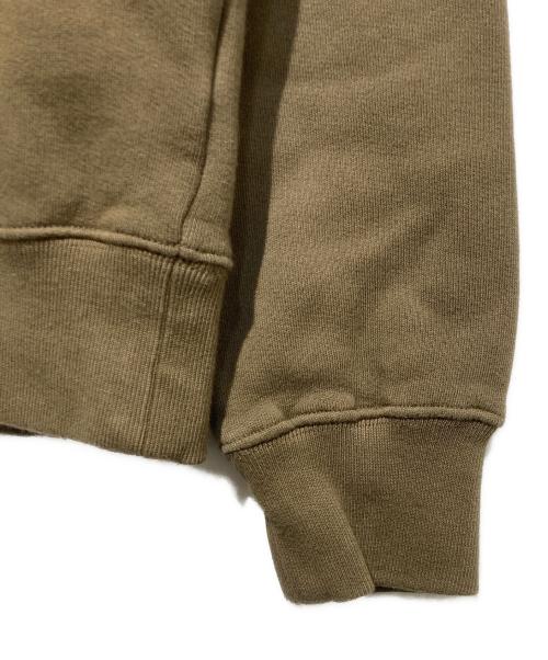 maison kitsune（メゾンキツネ）MAISON KITSUNE (メゾンキツネ) COLLEGE FOX PRINTED COMFORT SWEATSHIRT ブラウン サイズ:Sの古着・服飾アイテム