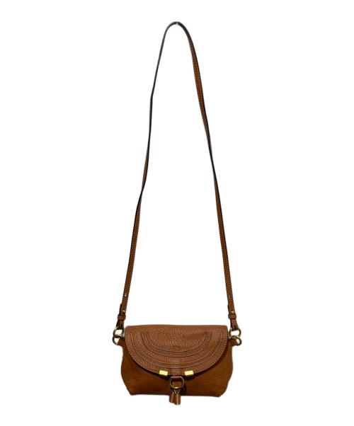 Chloe（クロエ）Chloe (クロエ) マーシー ポシェットショルダーバッグ ブラウンの古着・服飾アイテム