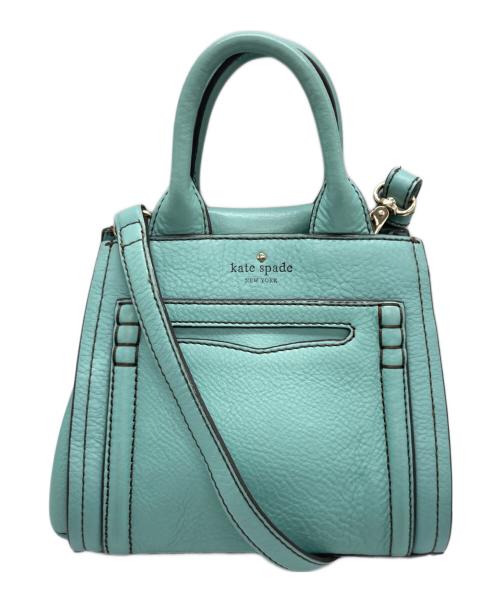 Kate Spade（ケイトスペード）Kate Spade (ケイトスペード) 2WAYバッグ ブルーの古着・服飾アイテム