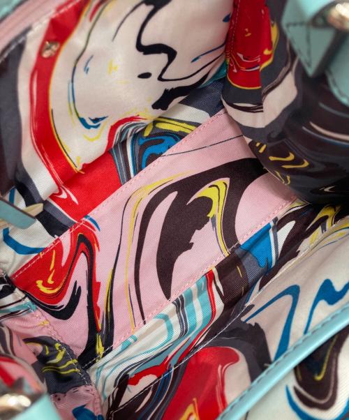 Kate Spade（ケイトスペード）Kate Spade (ケイトスペード) 2WAYバッグ ブルーの古着・服飾アイテム