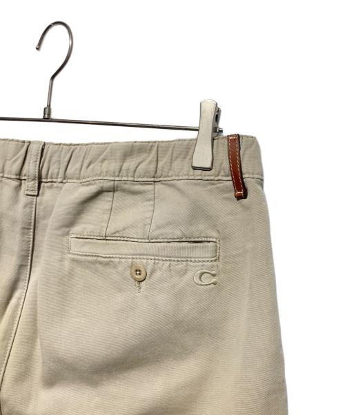COACH（コーチ）COACH (コーチ) ガーメント ダイ チノ パンツ ベージュ サイズ:Mの古着・服飾アイテム