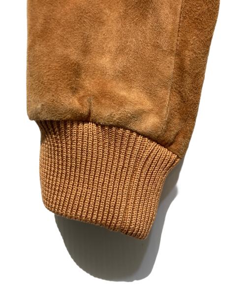 GUCCI（グッチ）GUCCI (グッチ) スエードカーディガン ブラウン サイズ:50の古着・服飾アイテム