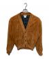 GUCCI（グッチ）の古着「スエードカーディガン」｜ブラウン