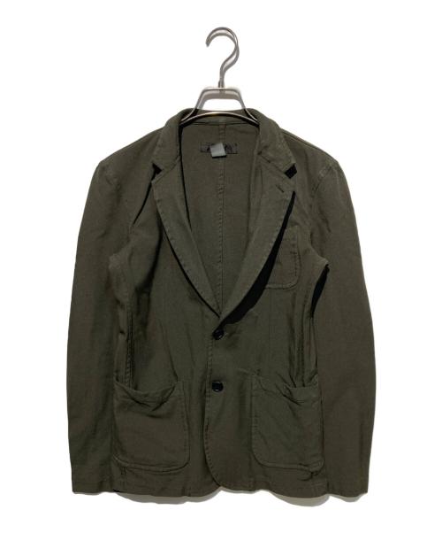 COMME des GARCONS SHIRT（コムデギャルソンシャツ）COMME des GARCONS SHIRT (コムデギャルソンシャツ) 製品染めポリ縮絨ジャケット グリーン サイズ:Ｓの古着・服飾アイテム