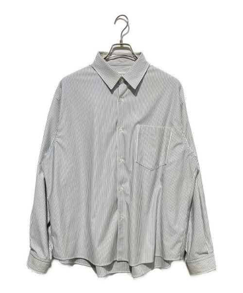 CLESSTE（クレスト）CLESSTE (クレスト) Striped City Long Sleeve Knit Shirts ホワイト サイズ:1の古着・服飾アイテム