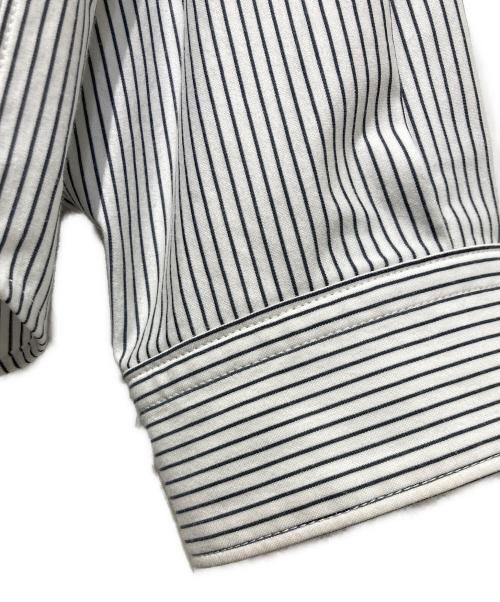 CLESSTE（クレスト）CLESSTE (クレスト) Striped City Long Sleeve Knit Shirts ホワイト サイズ:1の古着・服飾アイテム
