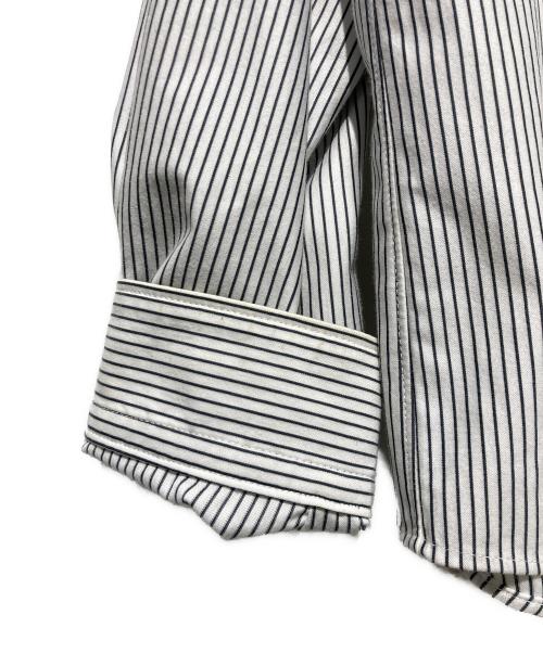 CLESSTE（クレスト）CLESSTE (クレスト) Striped City Long Sleeve Knit Shirts ホワイト サイズ:1の古着・服飾アイテム