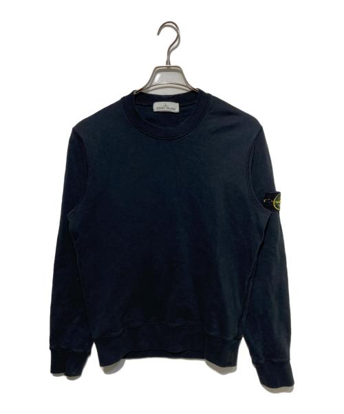 STONE ISLAND（ストーンアイランド）STONE ISLAND (ストーンアイランド) クルーネックスウェット ブラック サイズ:Sの古着・服飾アイテム