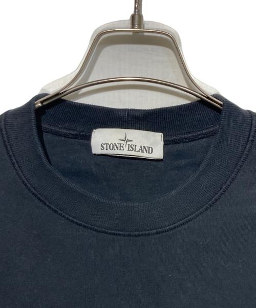 STONE ISLAND（ストーンアイランド）STONE ISLAND (ストーンアイランド) クルーネックスウェット ブラック サイズ:Sの古着・服飾アイテム