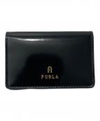 FURLAフルラ）の古着「カメリアビジネスカードケース」｜ブラック