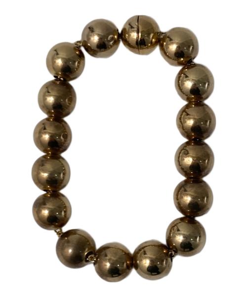 JIL SANDER（ジルサンダー）JIL SANDER (ジルサンダー) マグネットボールチェーンブレスレット ゴールド(色)の古着・服飾アイテム