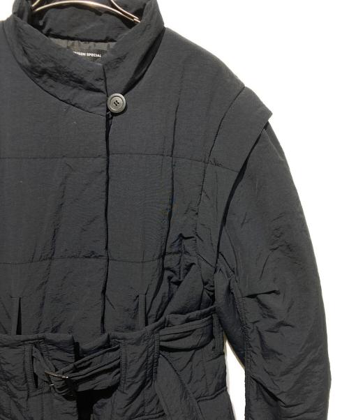 MAISON SPECIAL（メゾンスペシャル）MAISON SPECIAL (メゾンスペシャル) 中綿ジャケット ブラック サイズ:Freeの古着・服飾アイテム