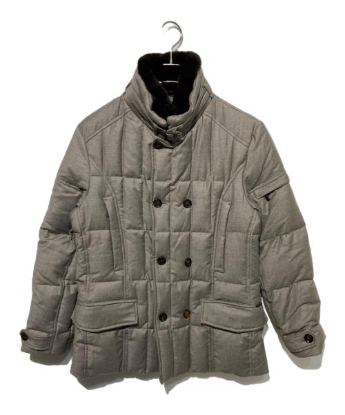 MOORER（ムーレー）MOORER (ムーレー) SIRO-Lダウンジャケット ブラウン サイズ:48の古着・服飾アイテム