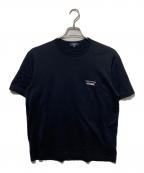 COMME des GARCONS HOMMEコムデギャルソン オム）の古着「綿天竺 製品プリント S/S T101」｜ブラック