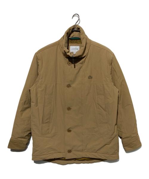 LACOSTE（ラコステ）LACOSTE (ラコステ) ミリタリービッグコート ベージュ サイズ:Mの古着・服飾アイテム