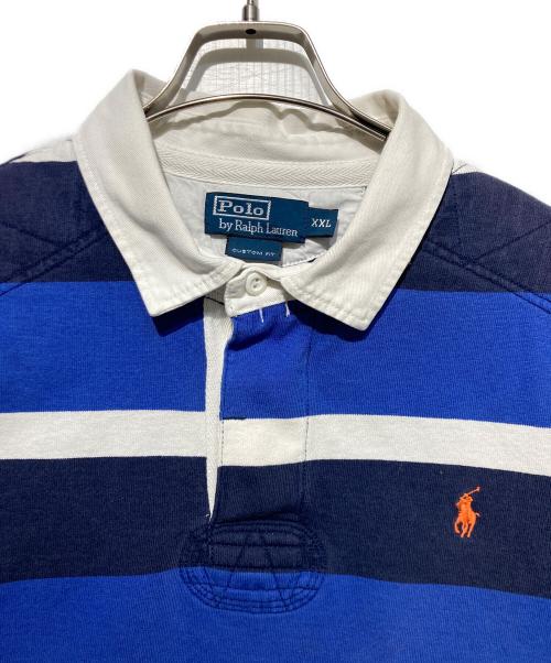 POLO RALPH LAUREN（ポロ・ラルフローレン）POLO RALPH LAUREN (ポロ・ラルフローレン) ラガーシャツ ブルー サイズ:XXLの古着・服飾アイテム