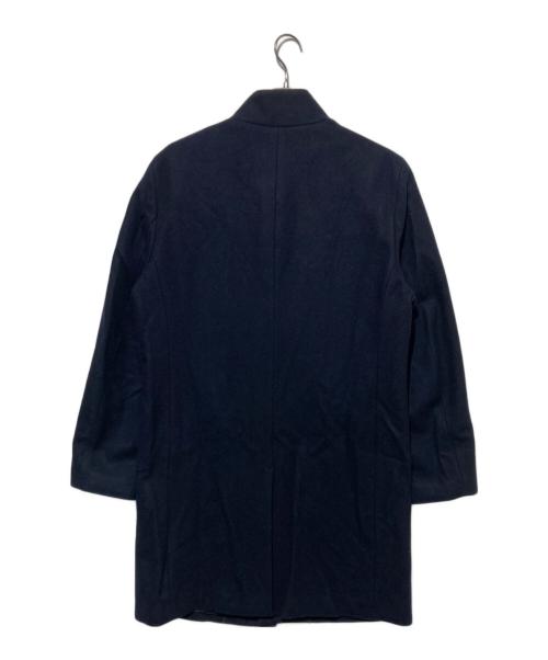 theory（セオリー）theory (セオリー) スタンドカラーメルトンロングコート ネイビー サイズ:Mの古着・服飾アイテム